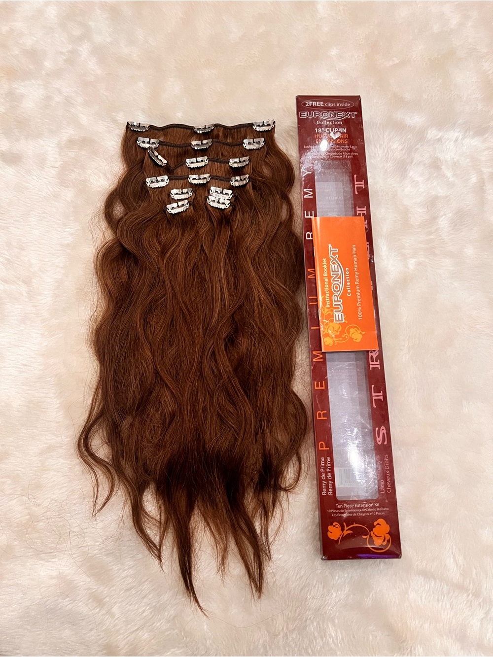 EURONEXT Collection Clip in 100% Remy Human Hair Extensions